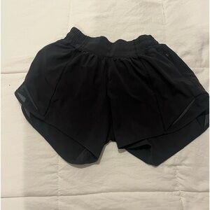 Lululemon Black Hottie Hot Shorts